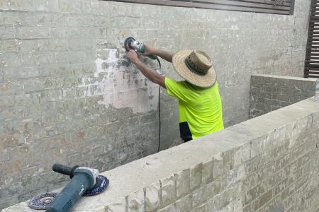Wall surface preparation